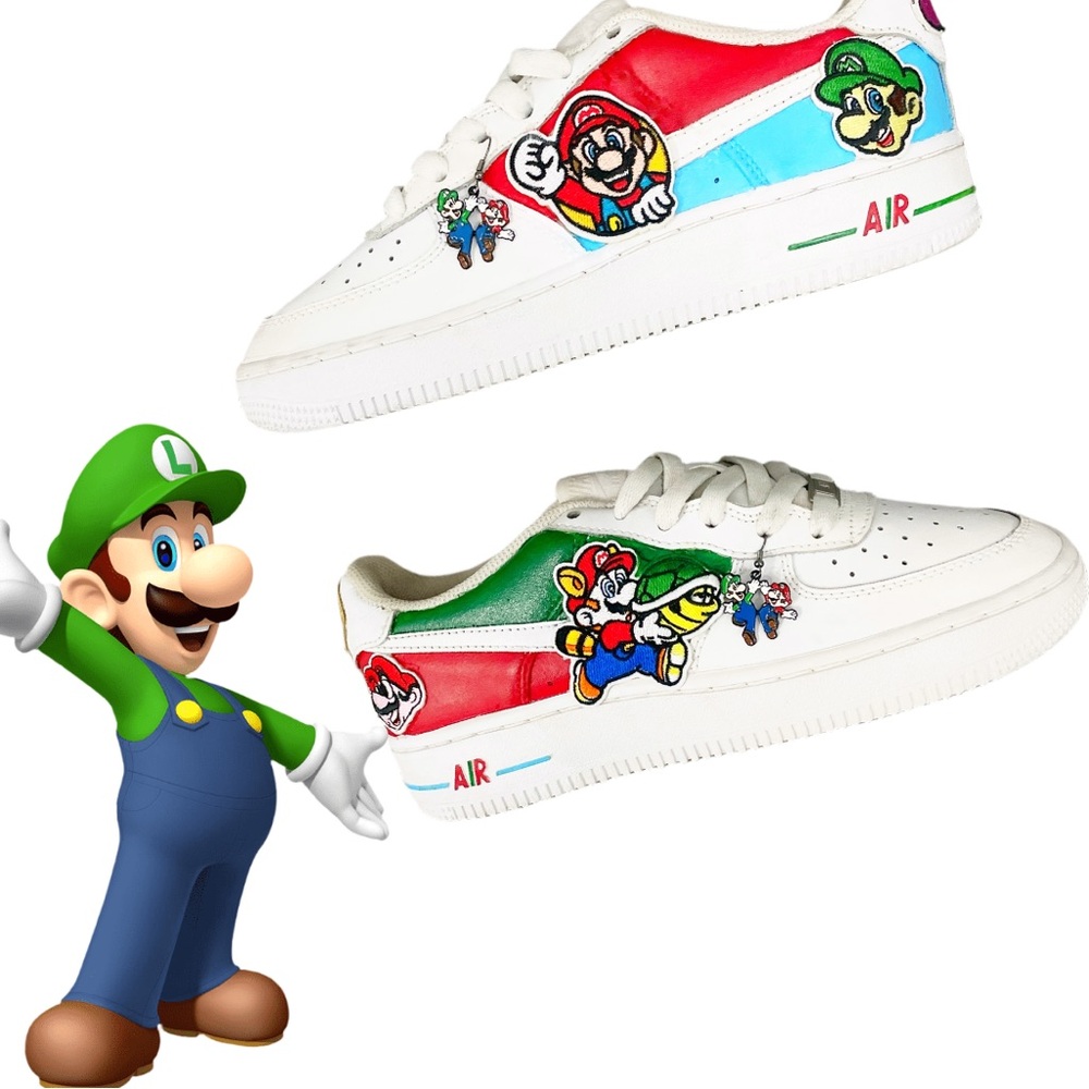 Super Mario Air Force 1 customs Nintendo